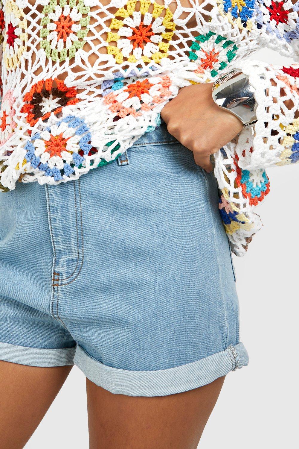 Boohoo denim outlet shorts